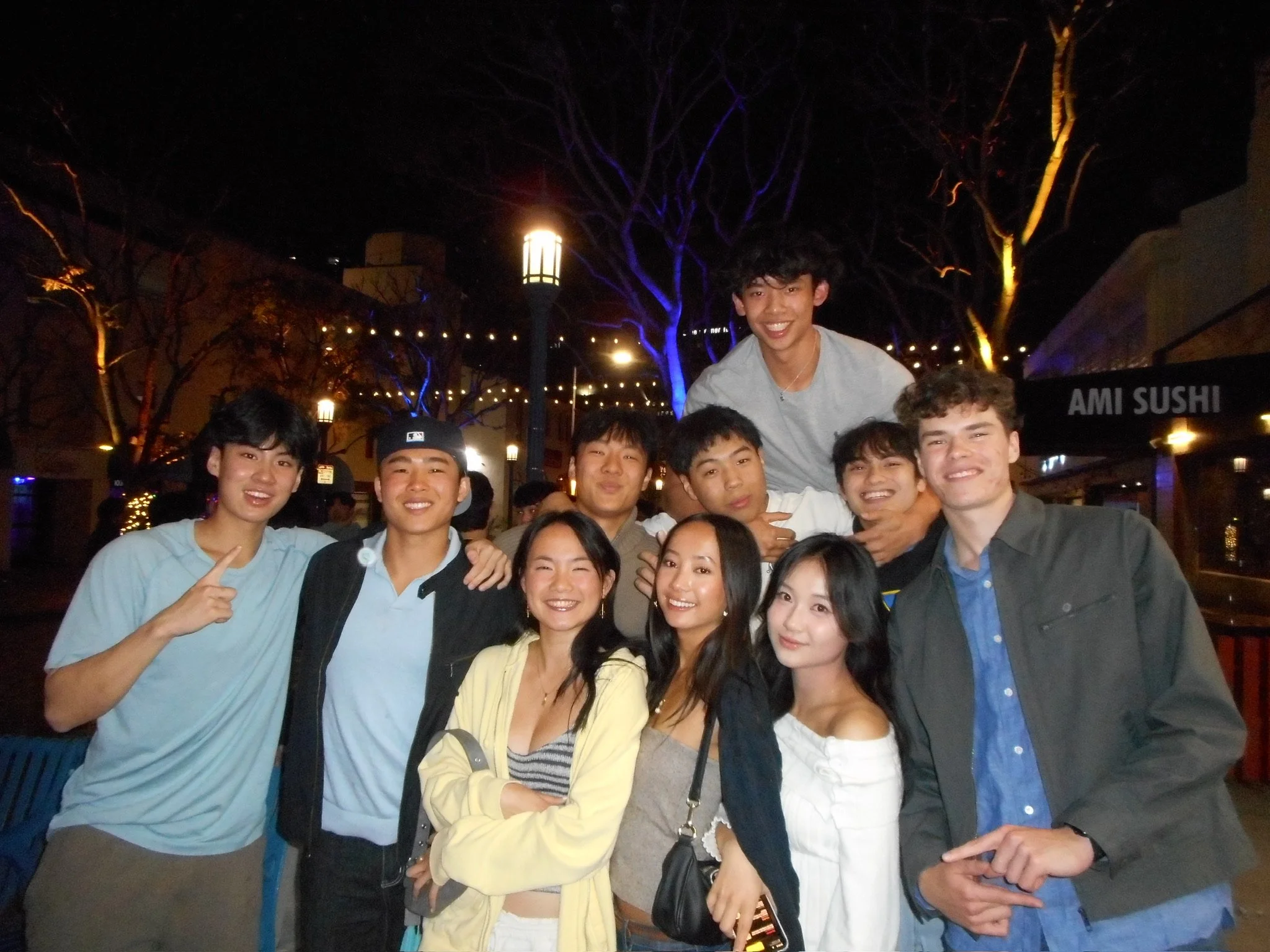 UCLA Delta Sigma Pi brothers at a chapter event